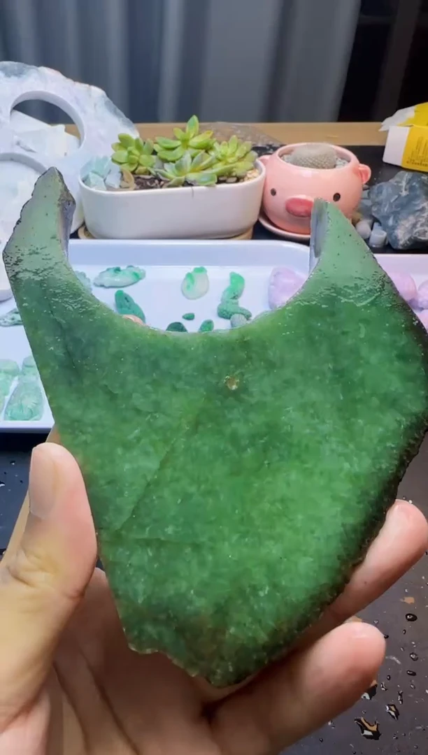 翡翠未镶嵌颈饰037天然A货翡翠