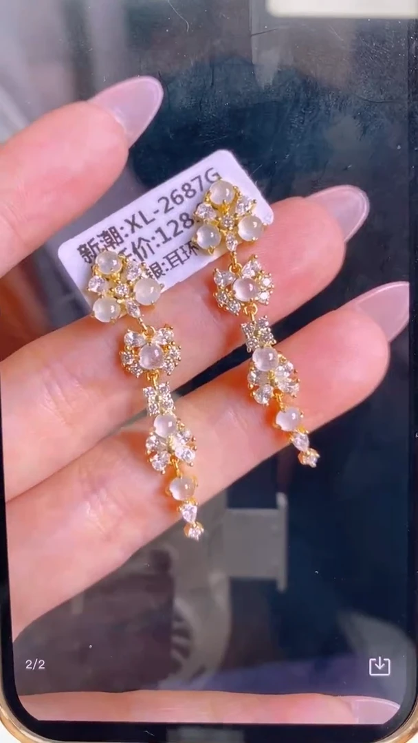 翡翠戒指银S925镶嵌天然A货翡翠