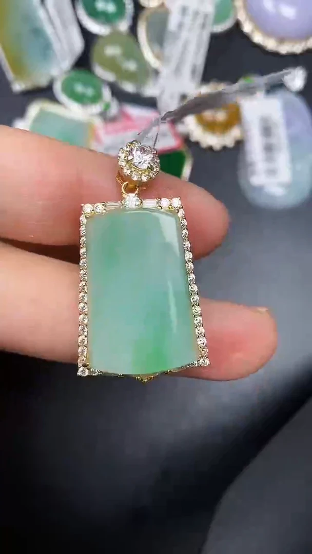 银S925镶嵌戒指翡翠2200