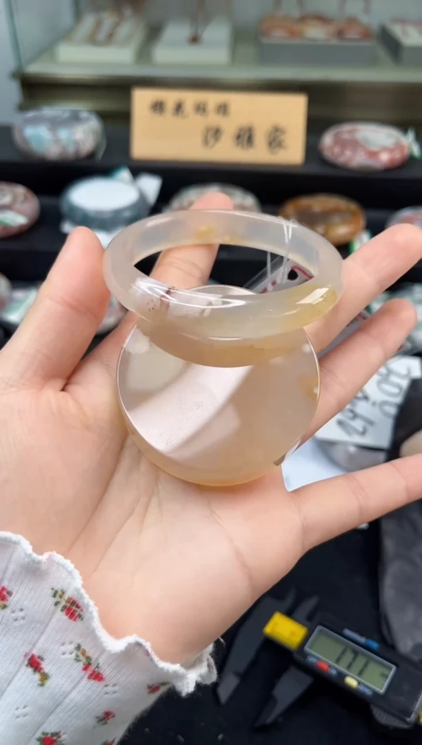 未镶嵌手镯石英质玉57圈口（赠品镯心）6