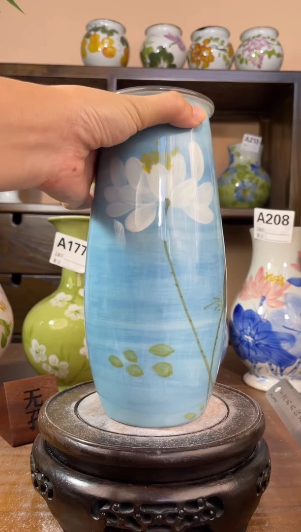 瓶瓶景德镇手绘陶瓷花瓶 源头工厂