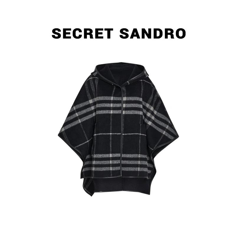 【小魔女斗篷】【多娜&Secret Sandro粉丝专享】毛呢大衣 V84221359N