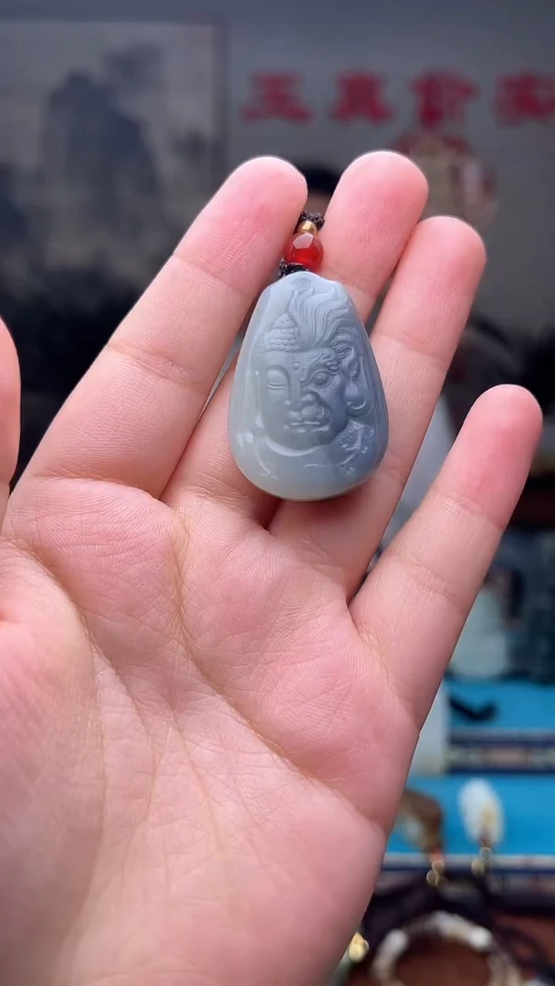 和田玉未镶嵌挂件1