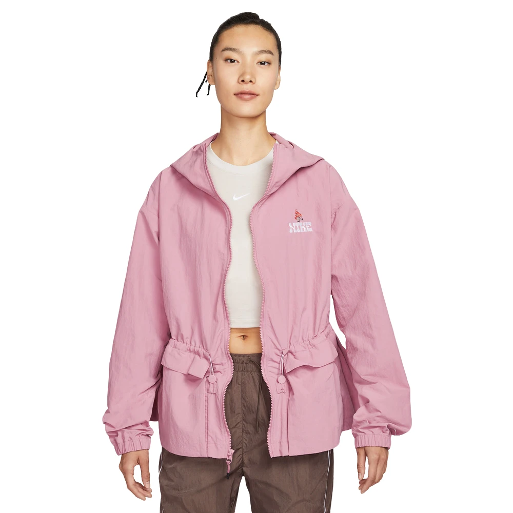 NIKE耐克女子AS W NSW WVN JKT GCEL梭织连帽运动外套IF0609-668