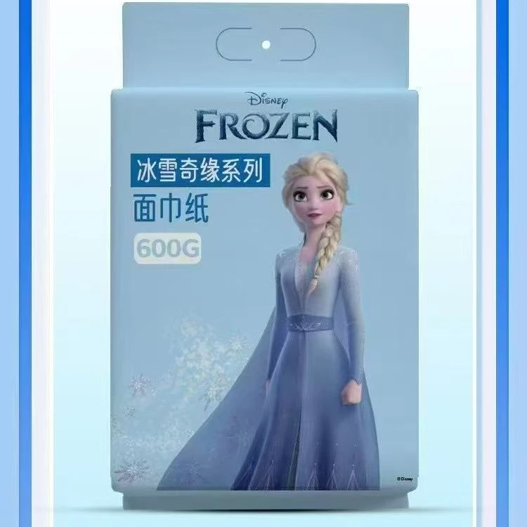 【到手1包 面巾 挂抽】冰雪奇缘艾莎公主挂抽式加大一次性洗脸巾