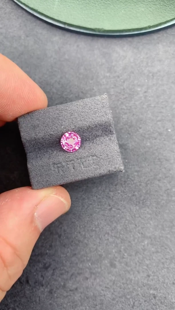 未镶嵌裸石定制蓝宝石1.2ct 无烧帕帕拉恰 定制