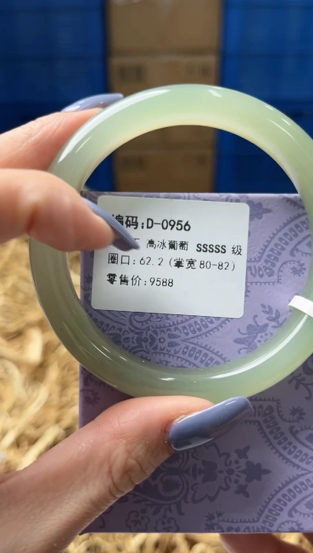 未镶嵌手镯石英质玉D0956