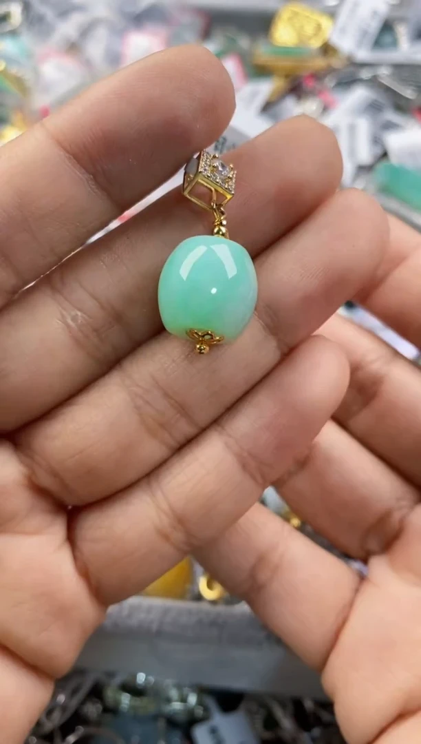 银S925镶嵌戒指翡翠222      2