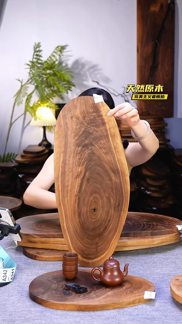 木北美黑胡桃原木.干裂疤结不属于商品质量问题完美主义者慎拍