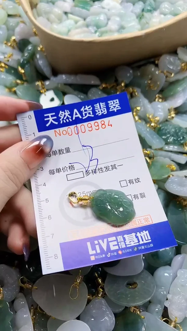 颈饰未镶嵌翡翠天然A货翡翠