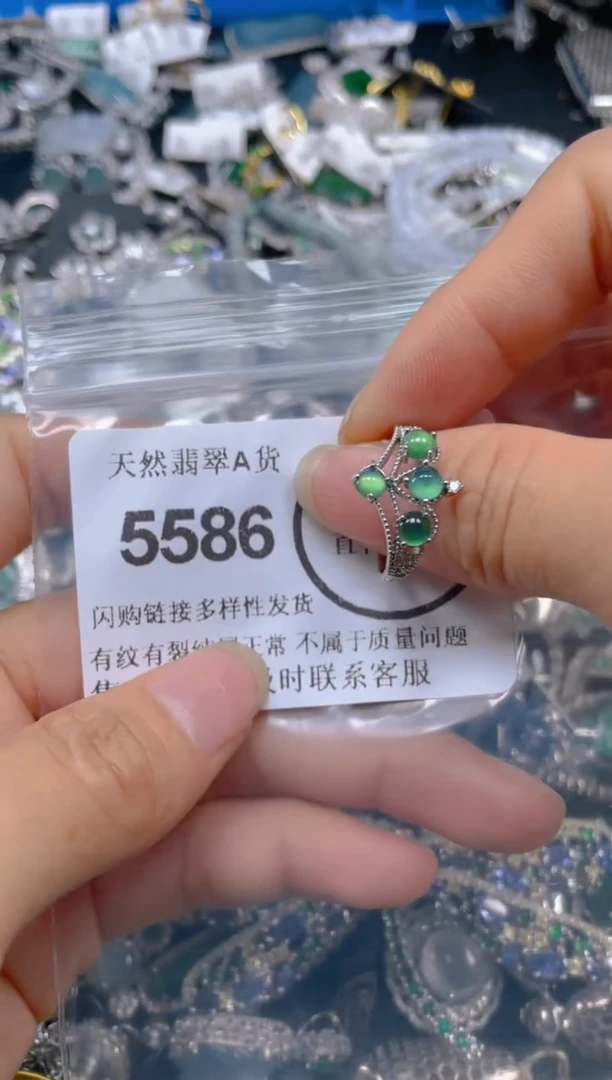 翡翠未镶嵌吊坠(不含链)5586