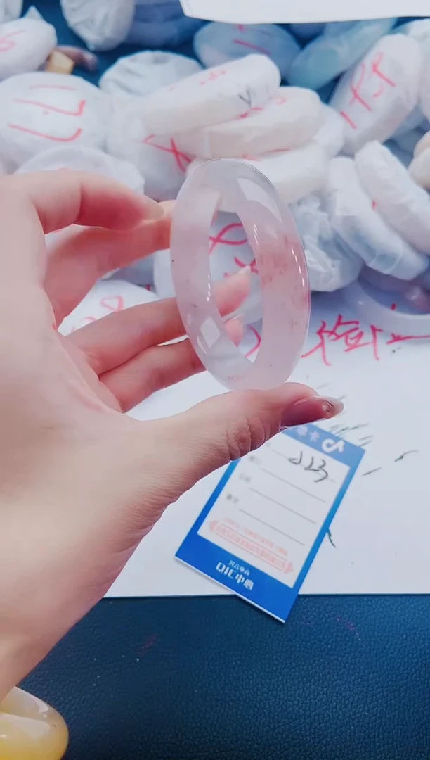 未镶嵌手镯石英质玉J23-57-56
