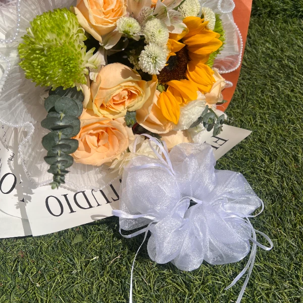 【个人单】2025新款手工大肠发圈方巾缎面蕾丝（主播代拆）