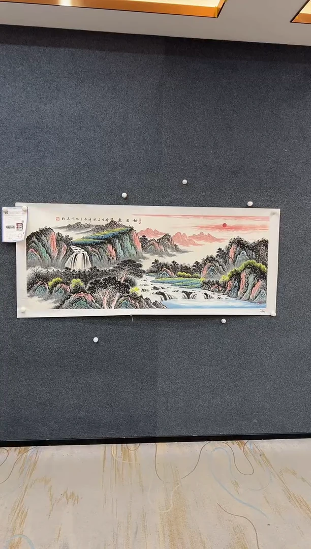 国画冯高翔-六尺山水-018 荣宝斋原作