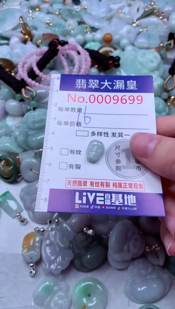 吊坠(不含链)未镶嵌翡翠9699