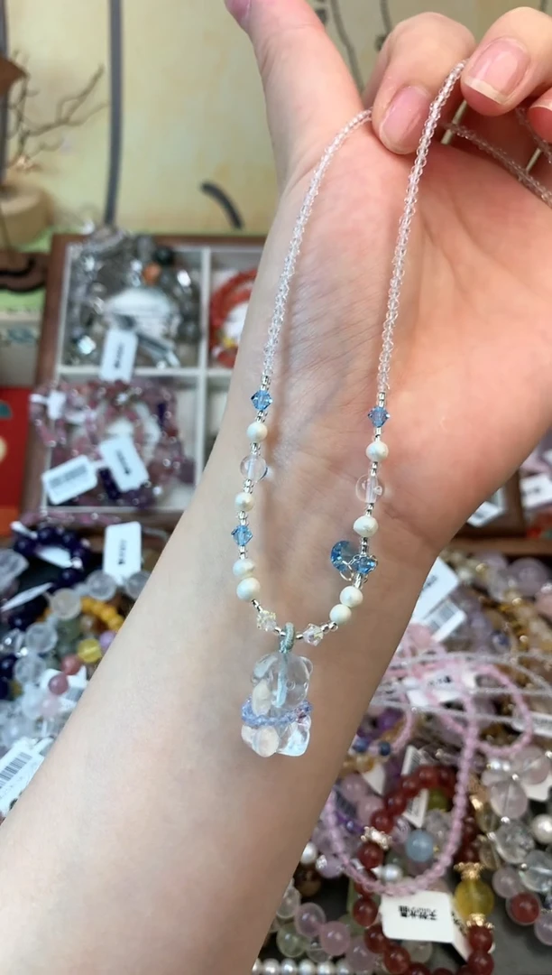 银S925镶嵌颈饰水晶471