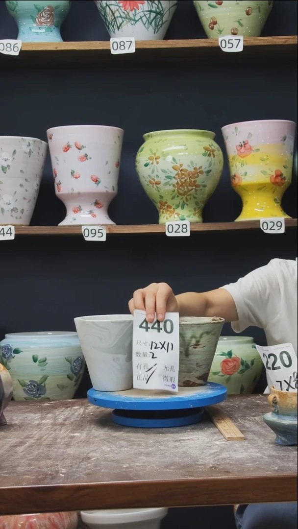 摆件景德镇花盆默认微瑕440