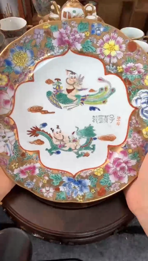 其他微瑕景德镇窑厂瓷摆件单件