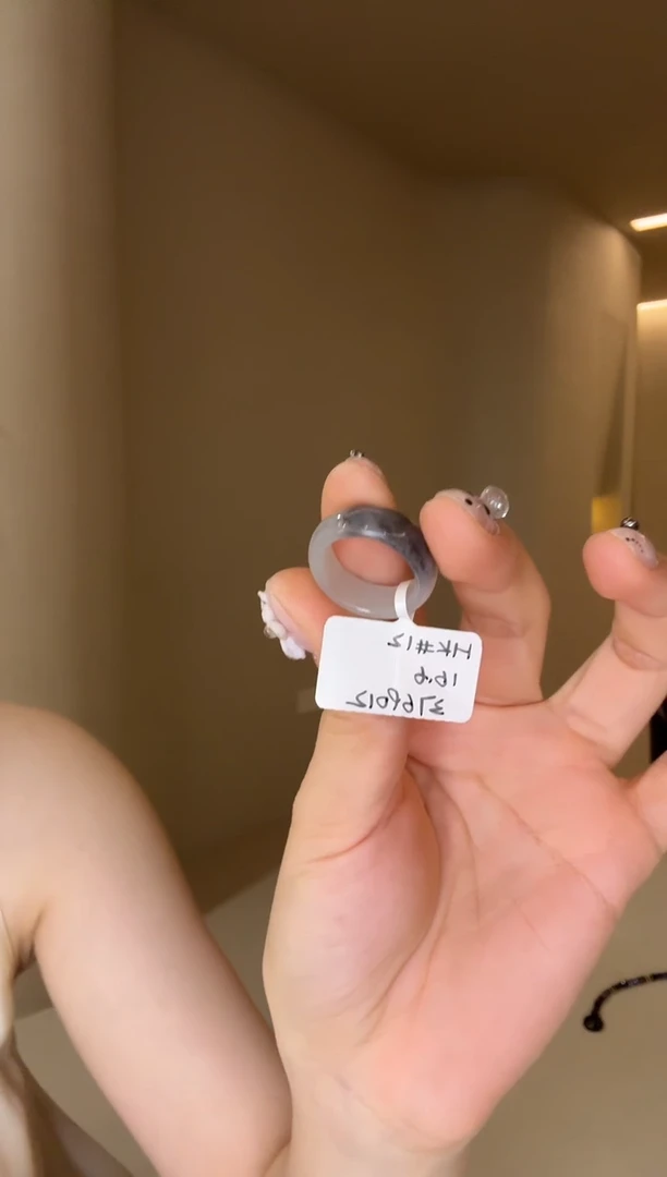 未镶嵌戒指和田玉12码青花