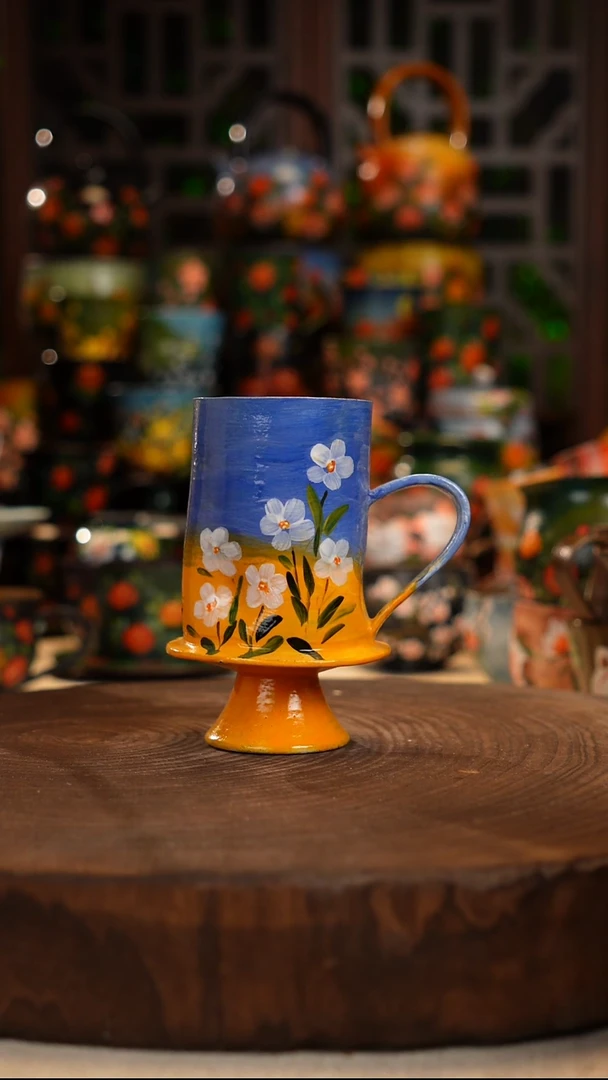 油画 手绘 釉下彩