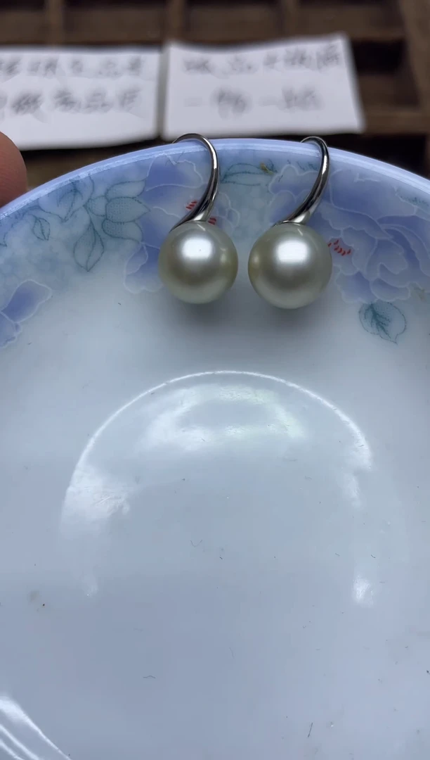 未镶嵌耳饰海水珍珠福利