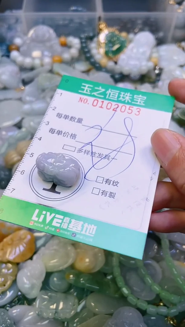 翡翠未镶嵌颈饰闪购0102053