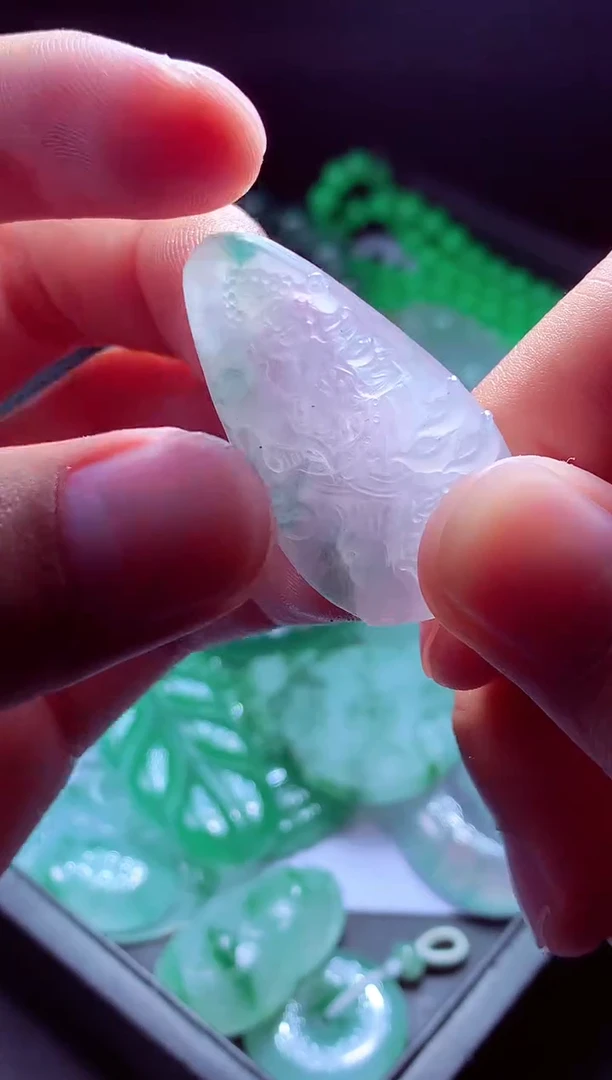 未镶嵌定制翡翠轩*#翡翠毛货定制