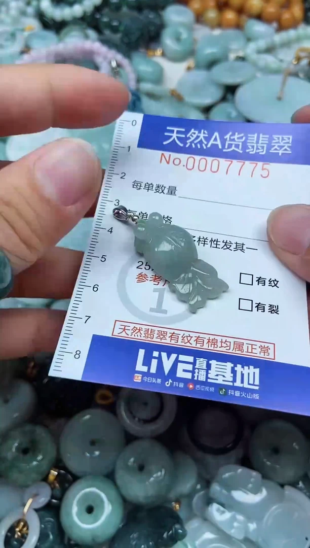 翡翠未镶嵌吊坠(不含链)翡翠