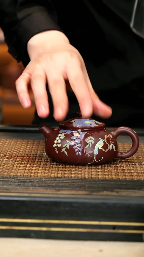 14《寒江》紫袍金砂