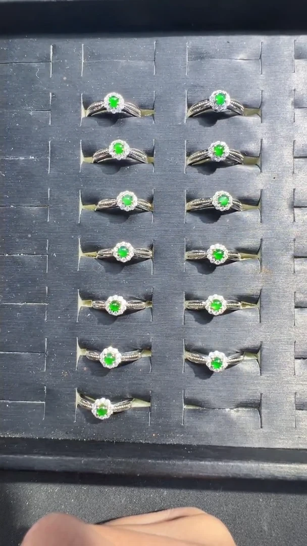 【闪购商品】翡翠戒指未镶嵌戒指商品多样性发货1