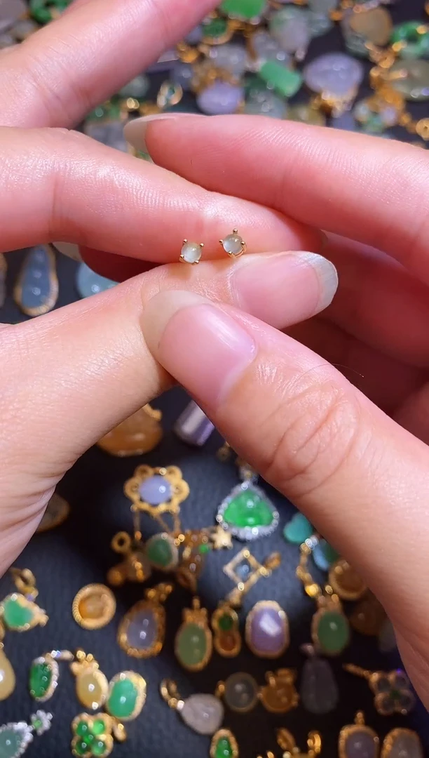 颈饰银S925镶嵌翡翠天然a货翡翠