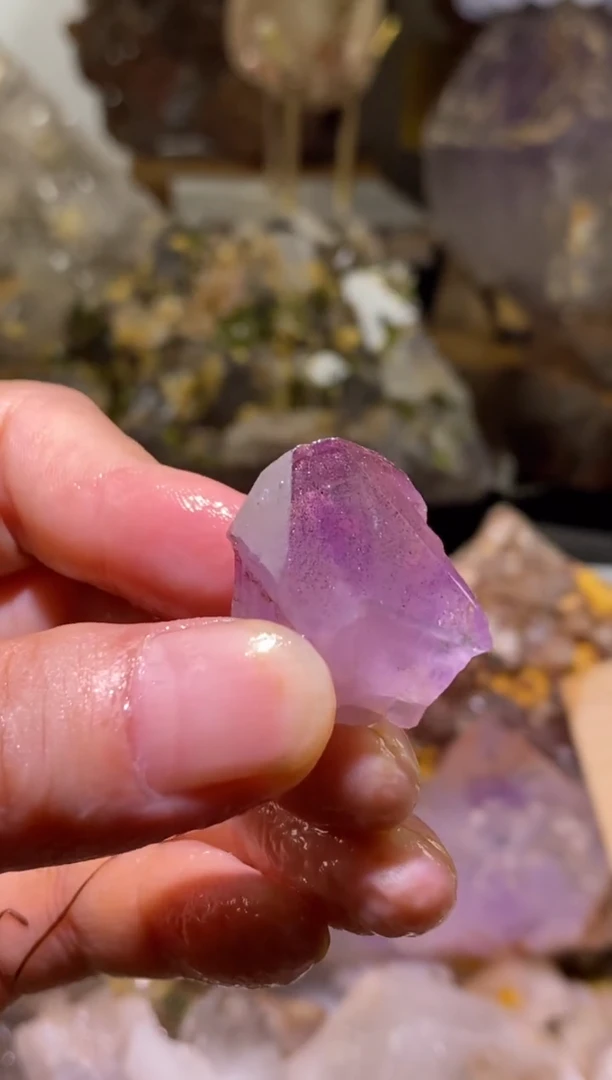 未镶嵌珠宝半成品水晶56号四川超七花园水晶