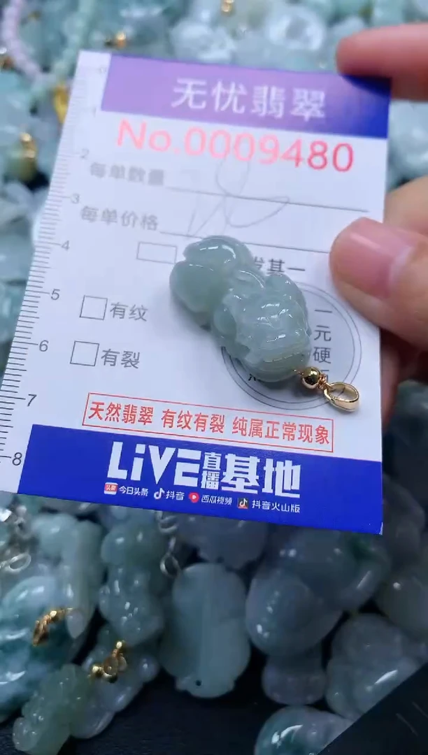 颈饰未镶嵌翡翠9480