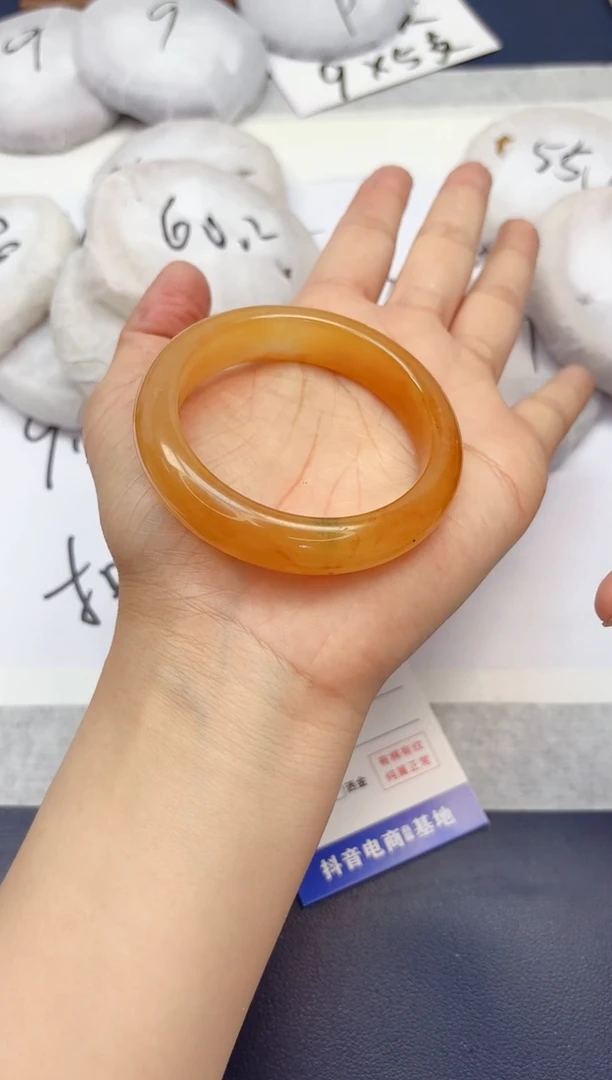 石英质玉手镯未镶嵌799-财气镯-圈口53