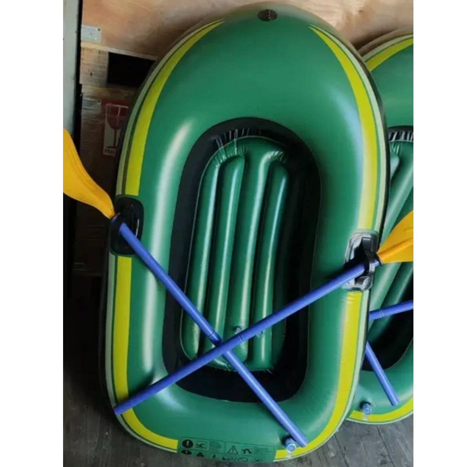 水上休闲充气皮划艇单人单件加厚颜色随机尾货 随机 SS