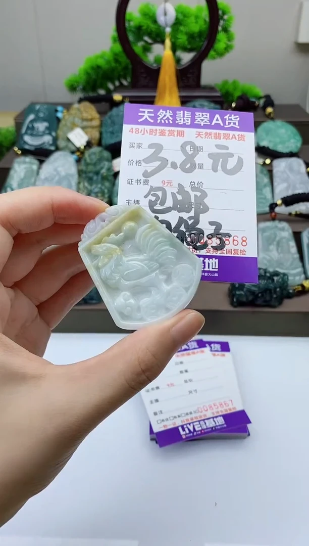 翡翠未镶嵌颈饰