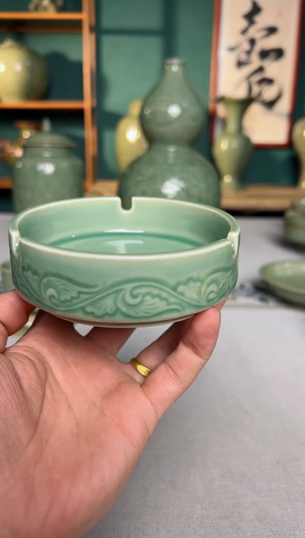 【闪购商品】其他耀州窑青釉烟灰缸