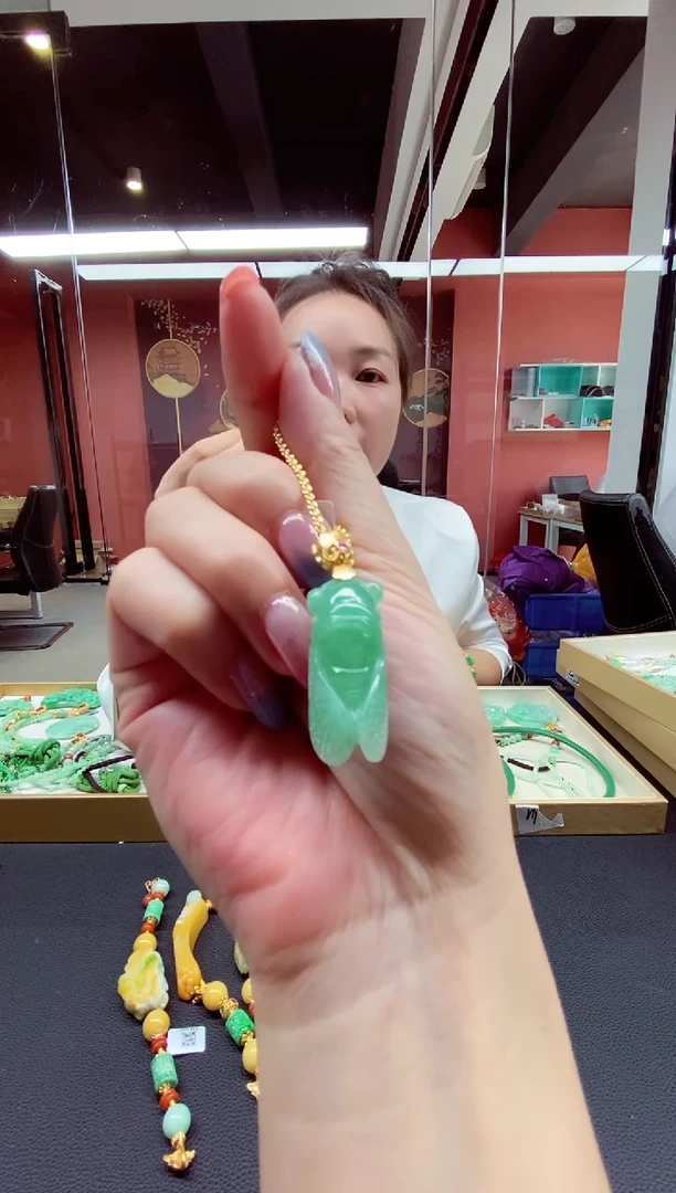 颈饰未镶嵌翡翠翡翠吊坠