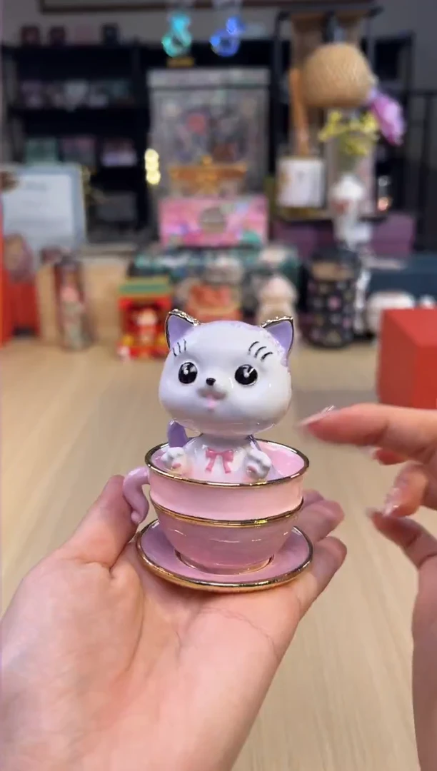 146七宝紫色咖啡猫咪