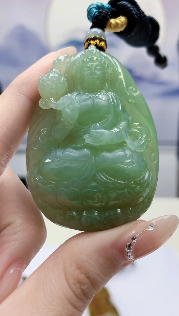 定制翡翠未镶嵌4917jw-毛货挂件93
