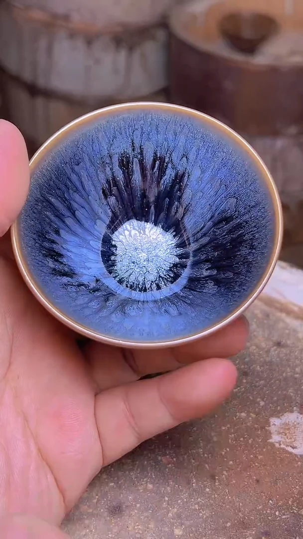茶盏65蓝钻佶稀建盏主人杯
