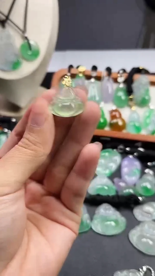 颈饰未镶嵌翡翠  所见即所得 一图一物