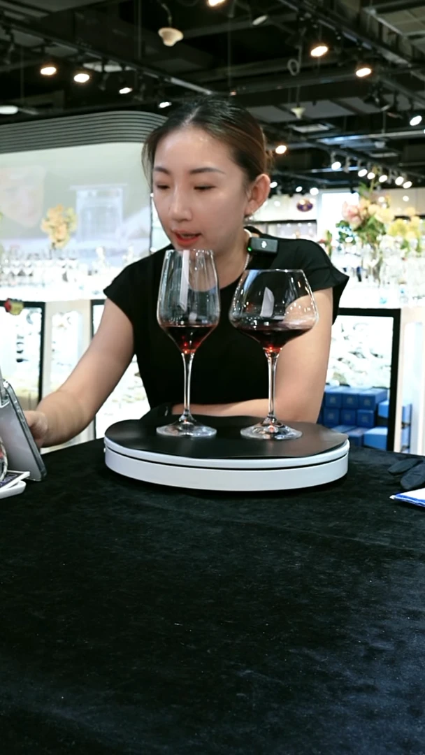 水晶平底款各四支红酒杯