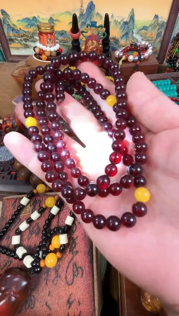 【闪购商品】蜜蜡手链未镶嵌琳专属哈哈哈哈哈哈