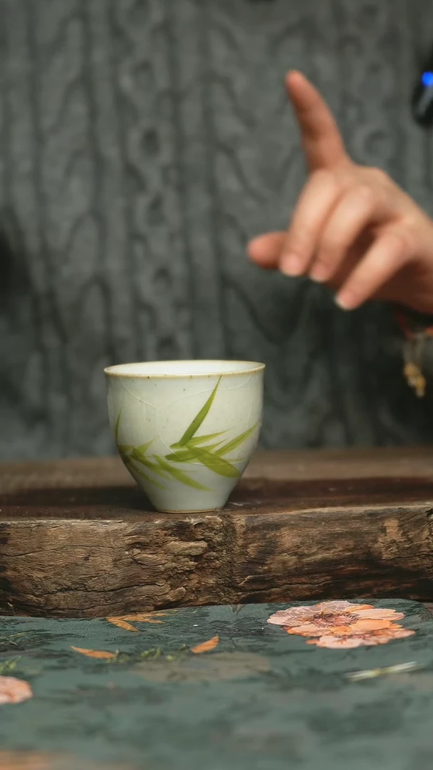 【闪购商品】瓷片釉下彩手工手绘同款陶器