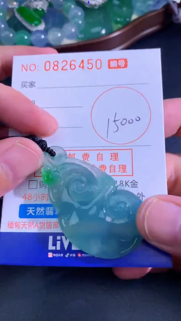 颈饰未镶嵌翡翠天然A货翡翠