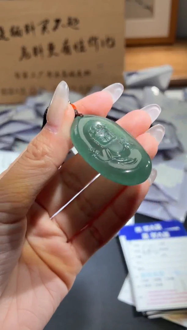 吊坠(不含链)未镶嵌翡翠宝宝佛