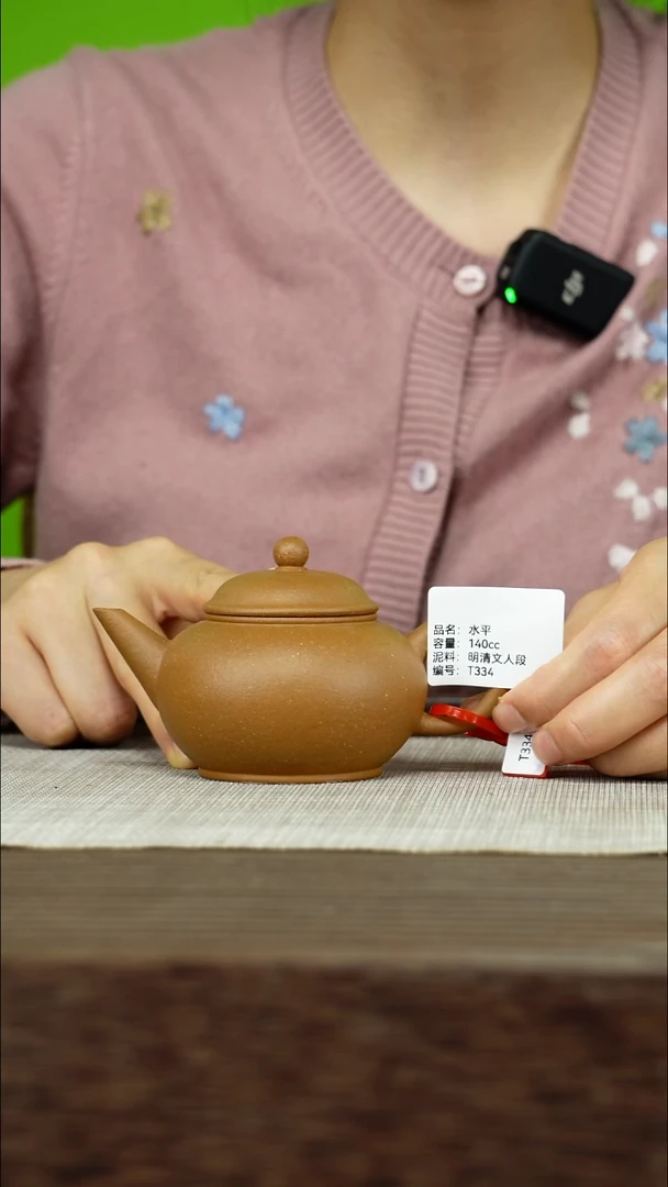 茶壶紫砂紫砂工艺厂T334 明清文人段 水平 140cc