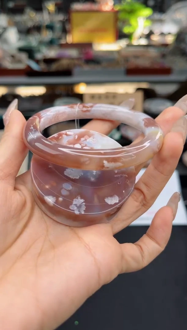 【闪购商品】石英质玉手镯未镶嵌58圈口（赠品镯心）3931240