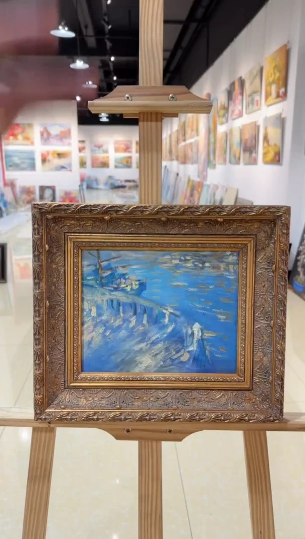 精品手绘油画作品《风景》33*38外